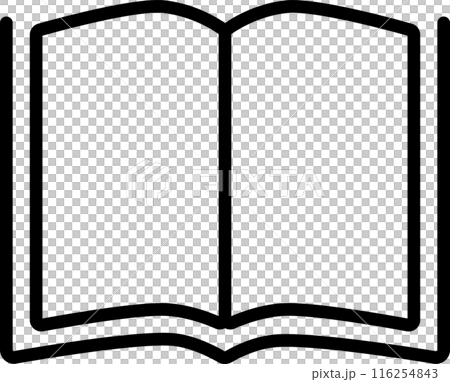 開いた本のアイコン 開いた本のアイコン 116254843