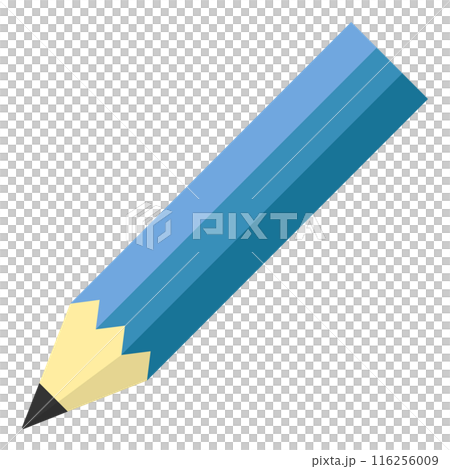 Blue pencil icon illustration Blue pencil icon illustration 116256009
