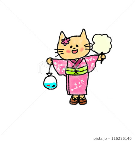 浴衣ねこ 浴衣ねこ 116256140