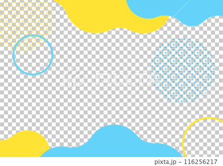 夏のポップで爽やかフレーム背景13 夏のポップで爽やかフレーム背景13 116256217