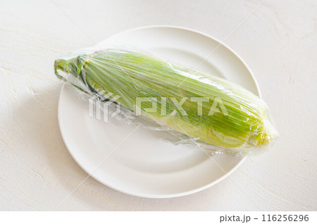 レンチンする前のトウモロコシ 116256296