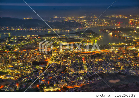 北九州市皿倉山からの夜景 北九州市皿倉山からの夜景 116256538