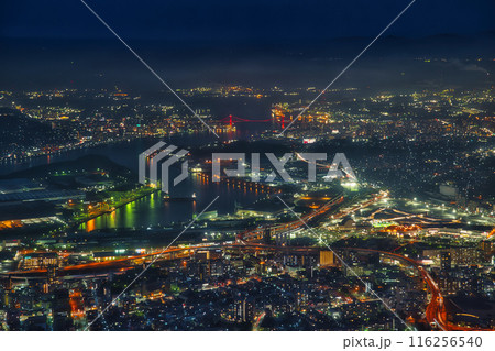 北九州市皿倉山からの夜景 116256540