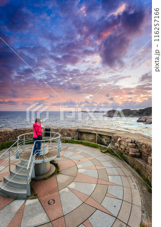 Lookout at Lindesnes Lighthouse in Norway 116257166