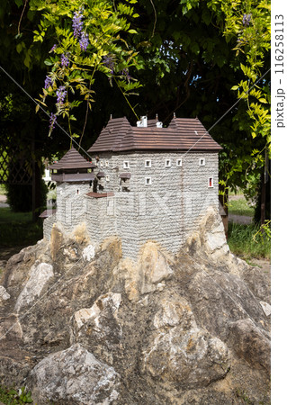 Castle Hricov in Miniatures Park, Podolie, Slovakia 116258113