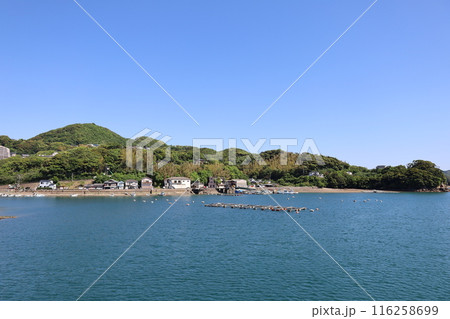 【長崎県】九十九島パールシーリゾート 九十九島遊覧船「パールクィーン」からの景色 116258699
