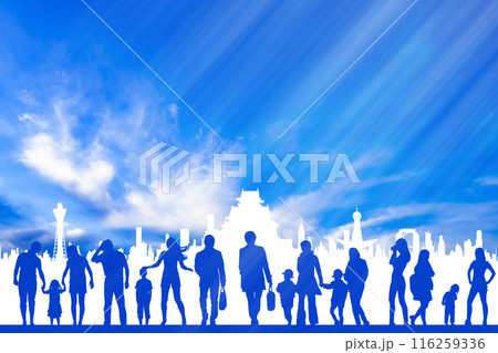 大阪の街と人々イメージ 116259336