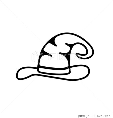 Wizard cap character logo Wizard cap character logo 116259467