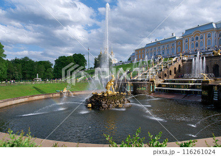 Grand cascade .Peterhof Palace Grand cascade .Peterhof Palace 116261024