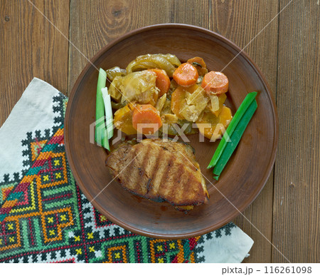 Hungarian dish of pork Hungarian dish of pork 116261098