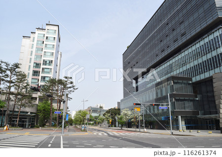 韓国ソウル デジタルメディアシティ(DMC)の街並み 韓国ソウル デジタルメディアシティ(DMC)の街並み 116261374