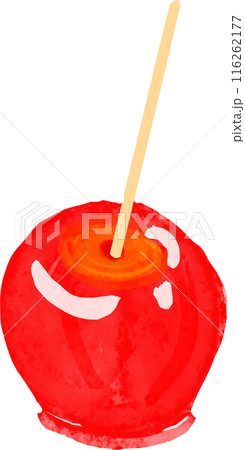 りんご飴のイラスト りんご飴のイラスト 116262177