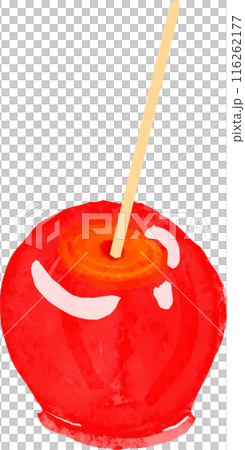 りんご飴のイラスト りんご飴のイラスト 116262177