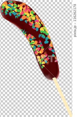 チョコバナナのイラスト 116262178
