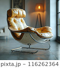 Vintage Leather Armchair in Modern Room 116262364