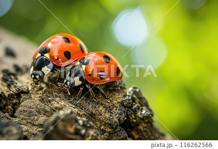 Ladybugs in Natural Habitat Ladybugs in Natural Habitat 116262566