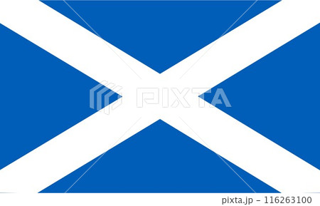 Scotland flag illustration vector design Scotland flag illustration vector design 116263100