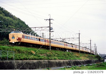 2006年　東海道本線を走る485系L特急雷鳥9両 116263379