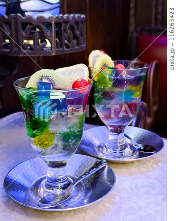 カラフルなゼリー 116263423