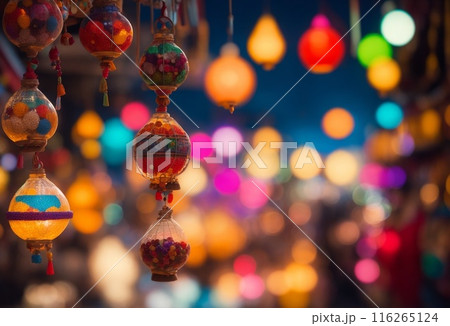 lanterns in the market lanterns in the market 116265124