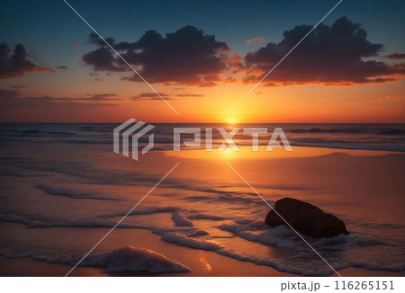 sunset at the beach sunset at the beach 116265151