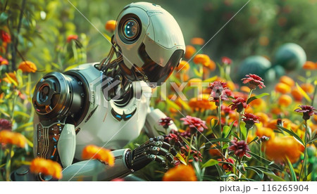 Robot gardener in harmony with nature 116265904