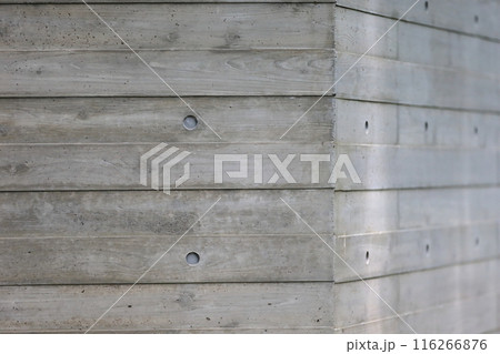 コンクリート打ち放し(杉板本実型枠コンクリート工法) コンクリート打ち放し(杉板本実型枠コンクリート工法) 116266876