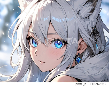 青い目の狼女 116267939