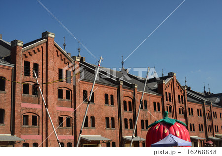 横浜赤レンガ倉庫の外壁-12 116268838