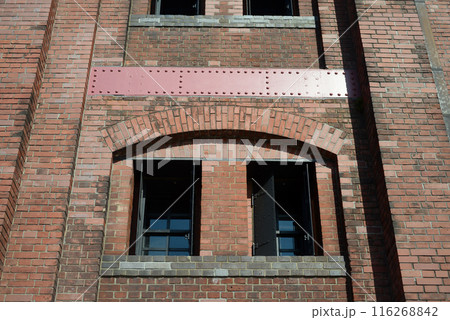 横浜赤レンガ倉庫の外壁-8 116268842