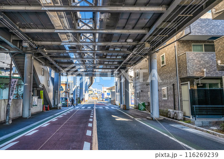神奈川県鎌倉市の都市風景 富士見町駅 神奈川県鎌倉市の都市風景 富士見町駅 116269239