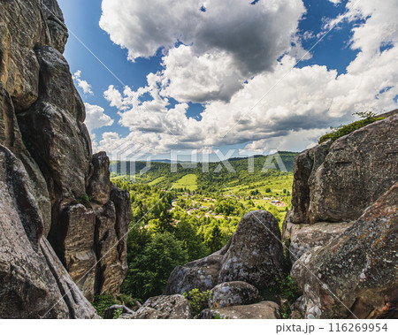 Tustan archeological, natural monument of national significance in Urych Ukraine 116269954
