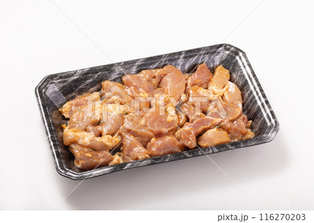 豚ももカットステーキ（焦がしにんにく）アメリカ産 116270203