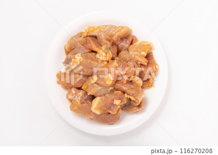 豚ももカットステーキ（焦がしにんにく）アメリカ産 116270208