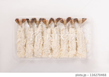 ［インドネシア産］冷凍　ブラックタイガー　エビフライ 116270468