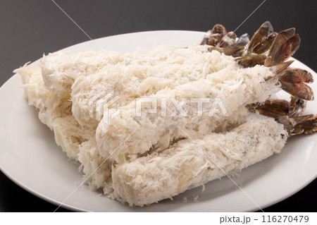 ［インドネシア産］冷凍　ブラックタイガー　エビフライ 116270479