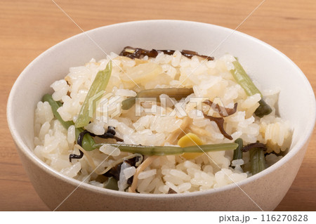 山菜　炊き込みご飯 116270828