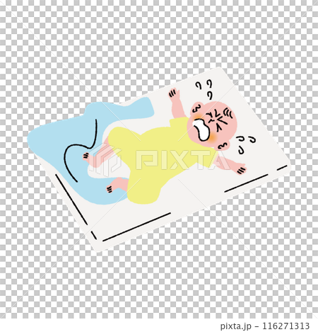 子育て_赤ちゃん_寝る_泣く 116271313