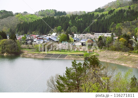 湯田の春 北上線 116271811