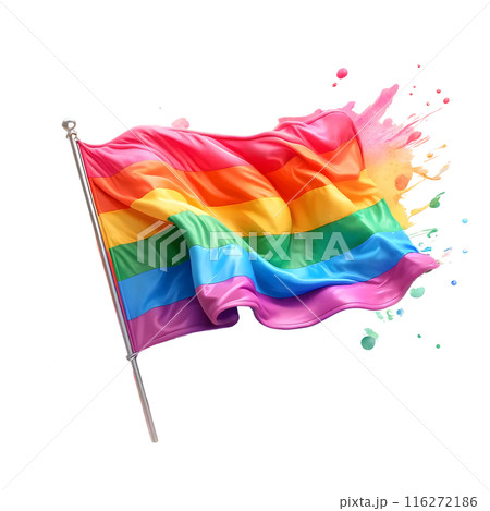 3d rainbow flag  116272186