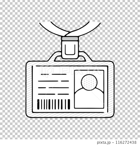 シンプルな社員証アイコン 116272438