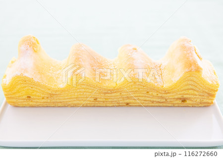 おいしいレモンバームクーヘンケーキ 116272660