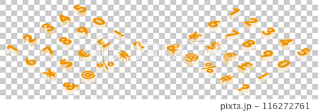 Isometric font numbers top view (yellow) Isometric font numbers top view (yellow) 116272761