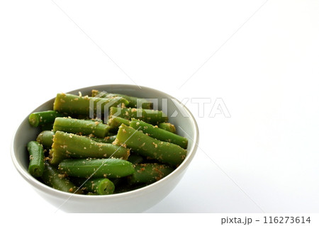 いんげんのごま和え 116273614