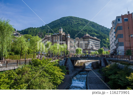 【下呂温泉】夏の温泉街(中心地) 【下呂温泉】夏の温泉街(中心地) 116273901