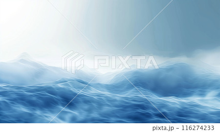 ブルーグラデーションのパソコン用背景画像 116274233