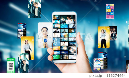 動画配信スマホアプリ 縦型動画 動画配信スマホアプリ 縦型動画 116274464