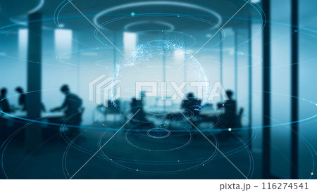 ビジネスオフィスとネットワーク ビジネスオフィスとネットワーク 116274541