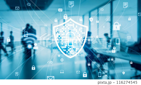 オフィスとセキュリティ 116274545