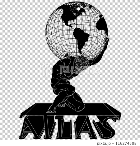 Titan Atlas holding the earth 116274588